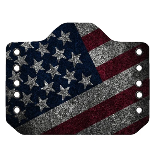 BULLSEYE HOLSTERS BH-KIT-OWB-067-XL-U OWB USA SLANTED FLAG SUBDUED XL - EXTRA LARGE #067