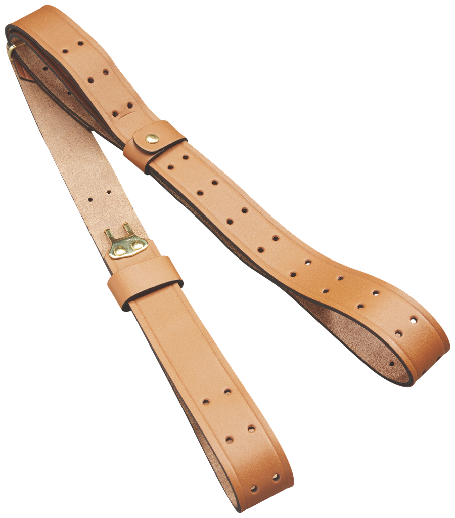 BUTLER CREEK 26113 MILITARY SLING 1.25" W X 44" L BROWN LEATHER FOR RIFLE