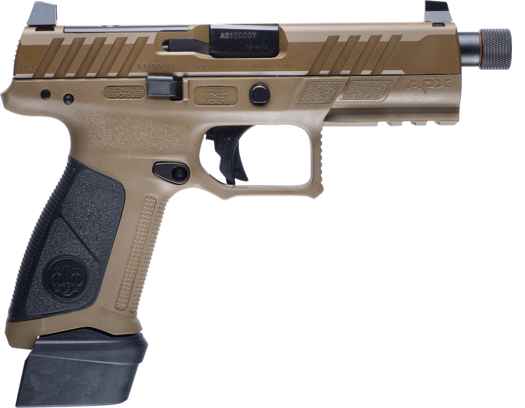 BERETTA JAXA1F921TACFDE APX A1 TACTICAL FULL SIZE FRAME 9MM 21+1 4.80"