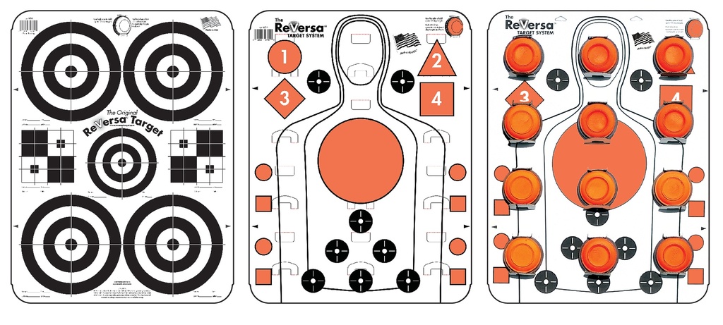 REVERSA TARGET SILHOUETTE AND TARGET RINGS RCT-1