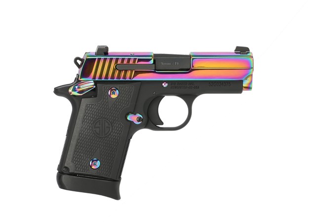 SIG SAUER 938-9-RBT2-AMBI P938 9MM RAINBOW TITANIUM