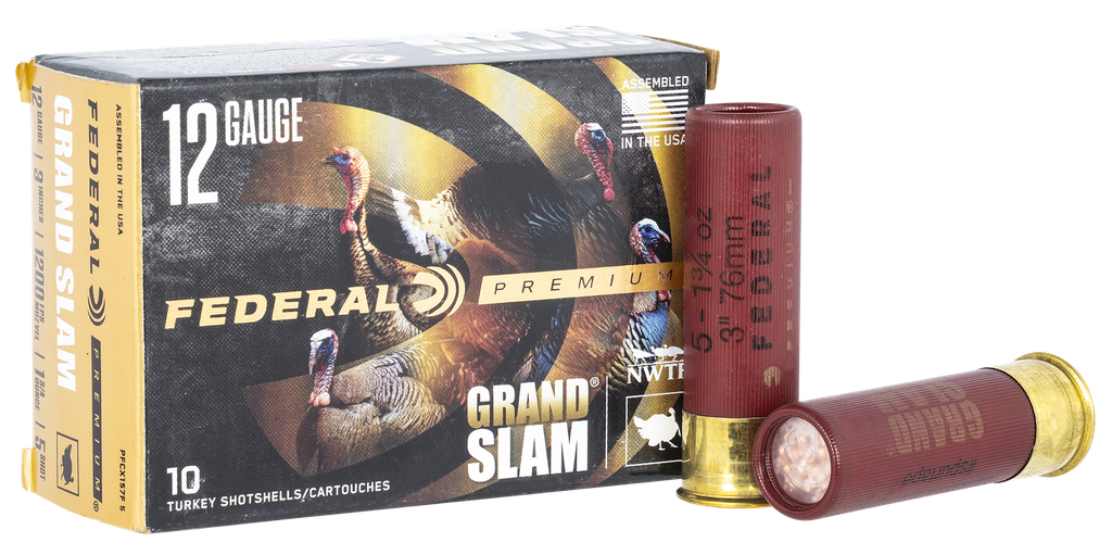 FEDERAL PFCX157F5 PREMIUM GRAND SLAM 12 GAUGE 3" 1 3/4OZ 5 SHOT 10 RNDS
