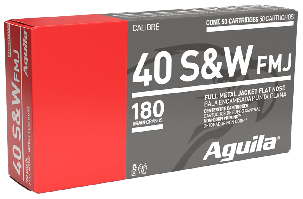 AGUILA 1E402110 TARGET & RANGE HANDGUN 40 S&W 180GR FMJ