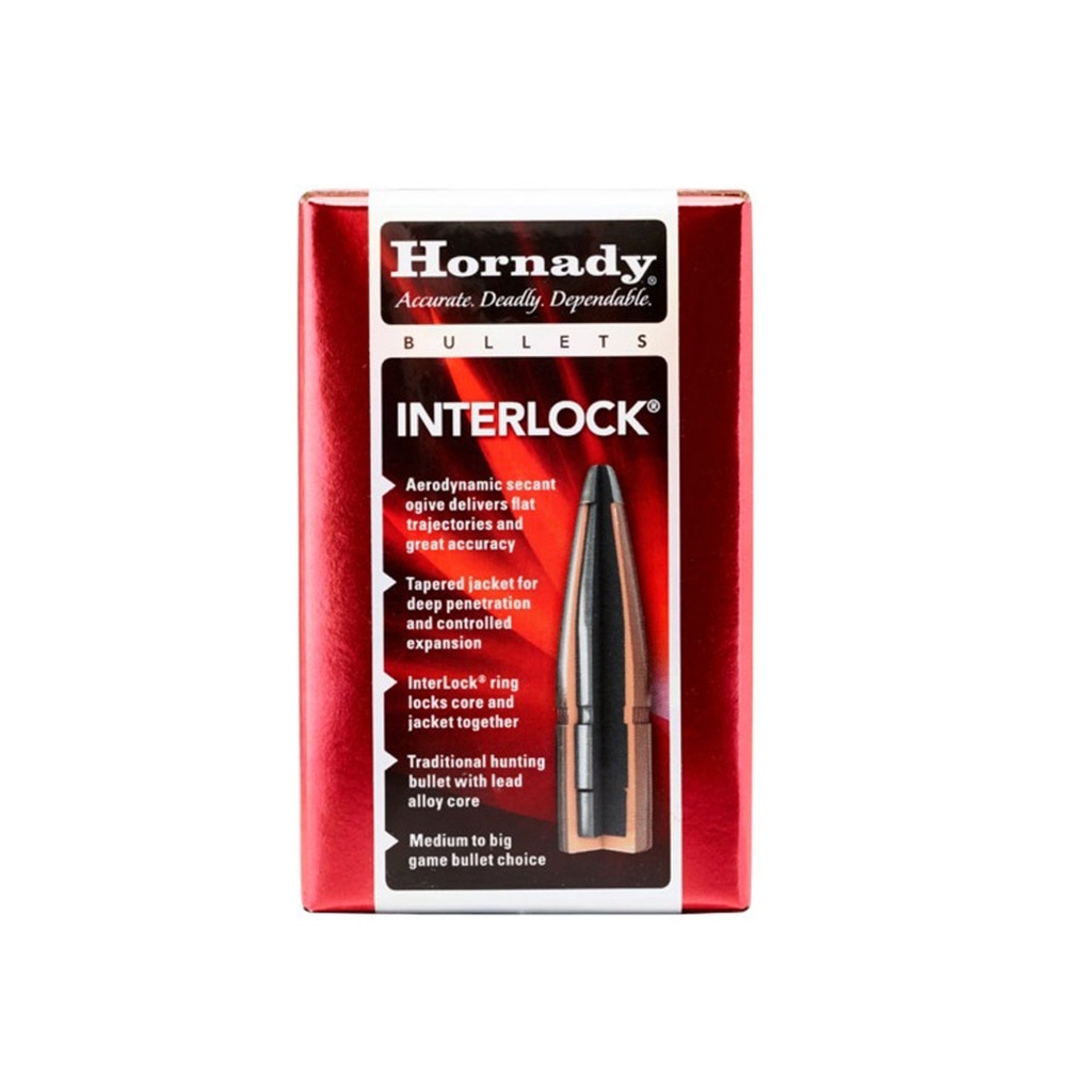 HORNADY 3035 INTERLOCK .30 CAL 150 GRAIN RN 100 CNT