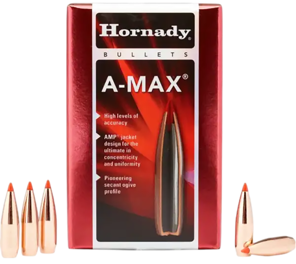 HORNADY 30502 A-MAX 30 CAL .308 168 GRAIN 100 CNT