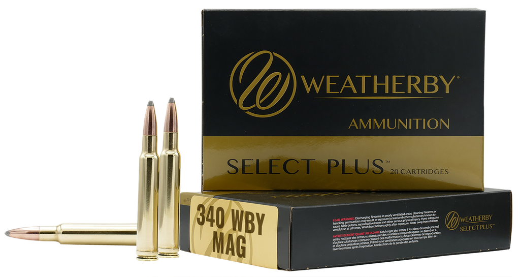 WEATHERBY B340225TTSX SELECT PLUS 340 WBY MAG 225 GRAIN BARNES TIPPED TSX 20 RNDS