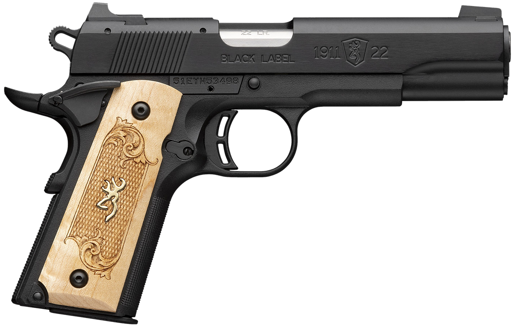 BROWNING 051067490 1911-22 BLACK LABEL MEDALLION  22 LR 10+1 4.25"