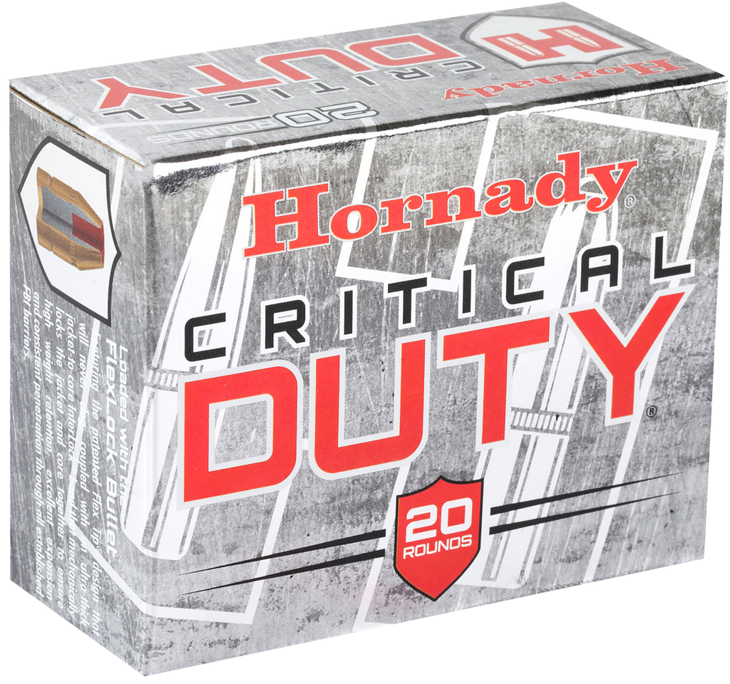 HORNADY 90926 CRITICAL DUTY 45 ACP+P 220 GRAIN FLEXLOCK 20 RNDS