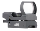 AIM SPORTS RT4WF1 REFLEX SIGHT WARFARE EDITION MATTE BLACK 1X 24MM X 34MM RED/GREEN MULTI RETICLE