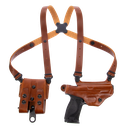 GALCO MC212 MIAMI CLASSIC SHOULDER HOLSTER 3-5" 1911 NO RAIL RH TAN