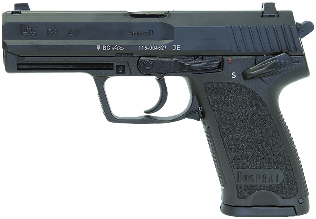 HECKLER & KOCH 81001072 P8A1 9MM LUGER 15+1 BLACK