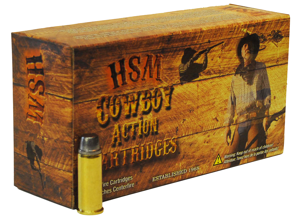 HSM 38551N COWBOY ACTION 38-55 WIN 240 GRAIN ROUND NOSE FLAT POINT 20 RNDS