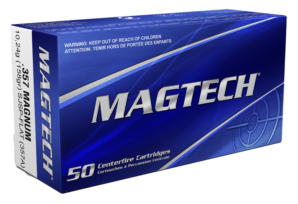 MAGTECH 357A RANGE/TRAINING 357 MAG 158 GRAIN SEMI JSPF 50 PER BOX