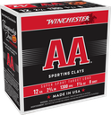 WINCHESTER AASC128 AA SUPER SPORT SPORTING CLAY 12 GA 2-3/4" 1 1/8 OZ 8 SHOT 25 RNDS