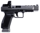 CANIK HG7166G-N TP9SFX 9MM LUGER 20+1 5.20" MATCH GRADE BARREL, TUNGSTEN GRAY CERAKOTE OPTIC READY