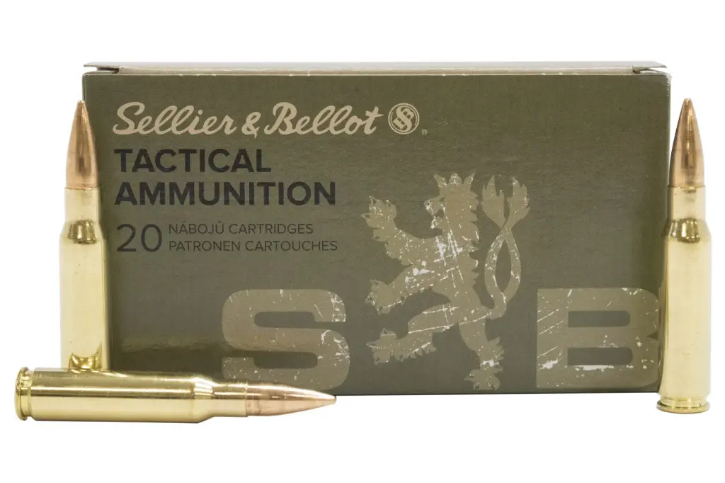 SELLIER & BELLOT SB308A RIFLE 308 WIN 147 GRAIN FULL METAL JACKET 20 RNDS