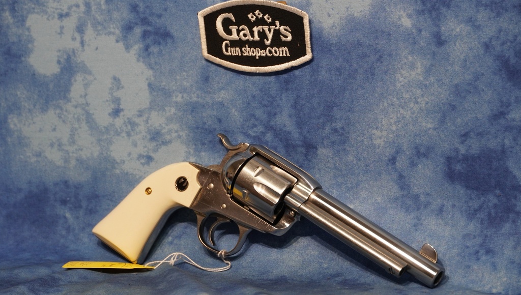 USED RUGER VAQUERO STAINLESS BISLEY 45 LC 5.5" BBL