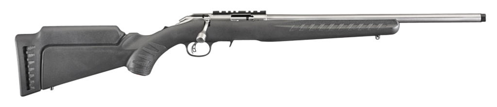 RUGER 8353 AMERICAN RIMFIRE 17 HMR 18" SATIN STAINLESS THREADED