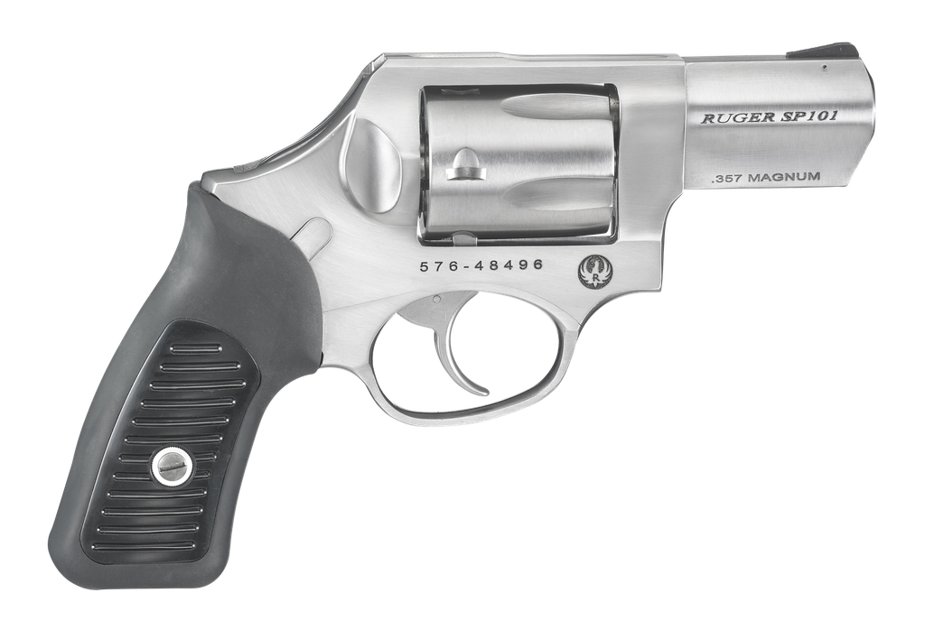 RUGER 5720 SP101 357 MAG 5RD 2.25" SATIN STAINLESS HAMMERLESS
