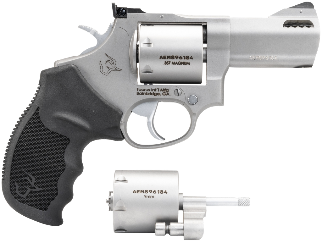 TAURUS 2-692039692 9MM LUGER, 38 SPECIAL OR 357 MAG W/ 3" PORTED BARREL, 7RD