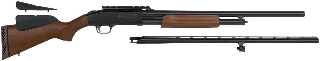 MOSSBERG 54243 500 COMBO 12 GAUGE 5+1 3" BLUED 28" VENT RIB/24" 