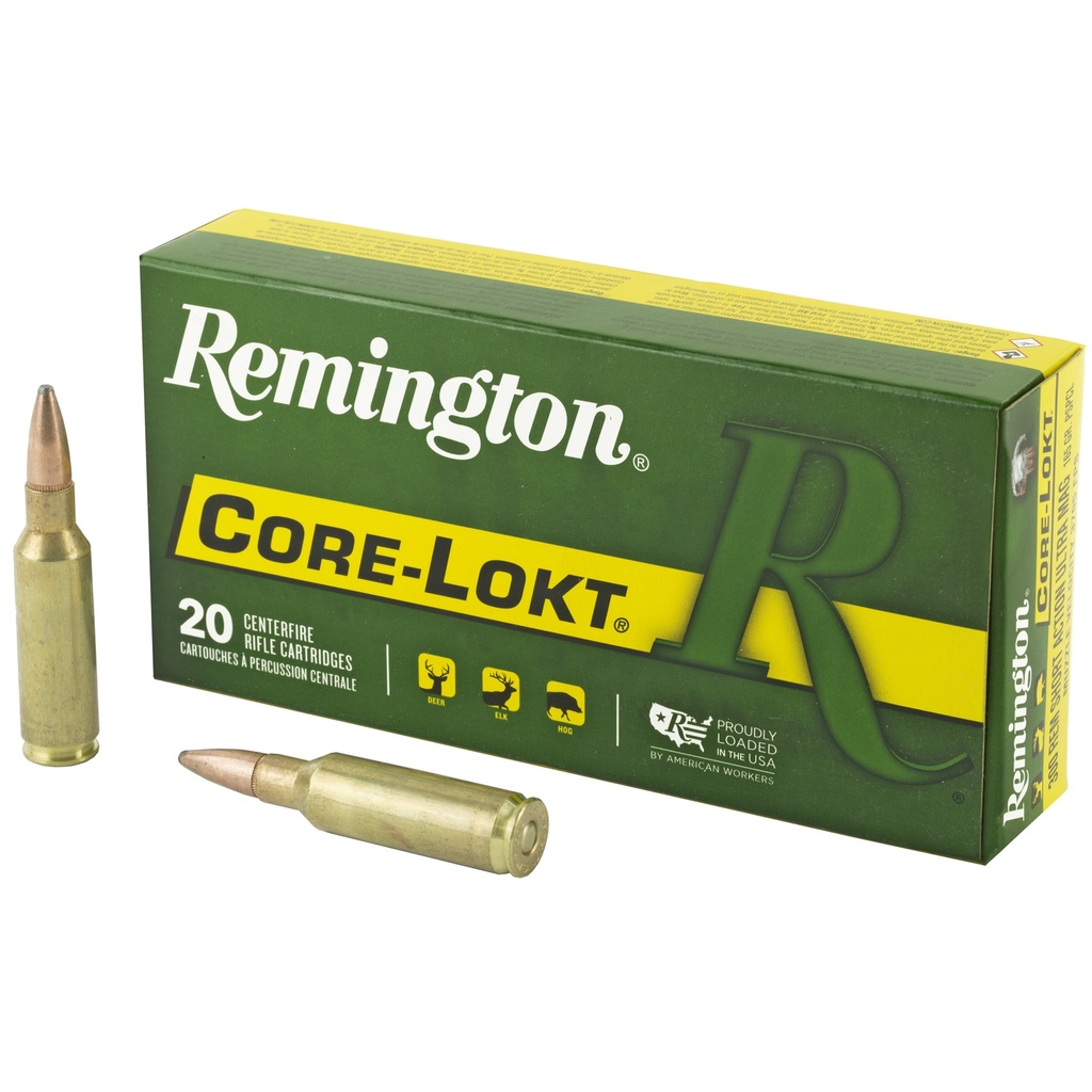 REMINGTON 27954 CORE-LOKT 300 REM SHORT ACTION ULTRA MAGNUM 165 GRAIN PSP