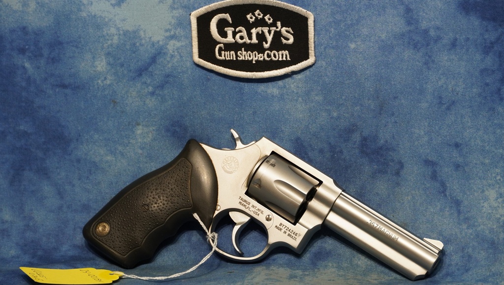 USED TAURUS MODEL 65 357 MAGNUM STAINLESS 4" BBL