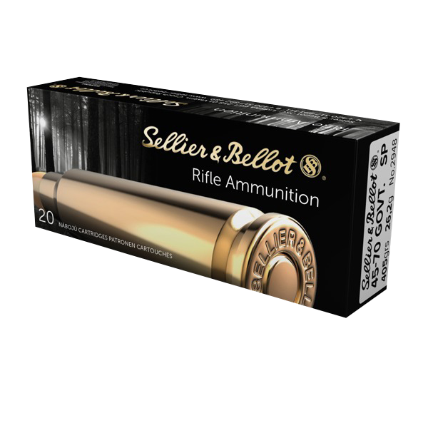 SELLIER & BELLOT SB4570A RIFLE 45-70 GOV'T 405 GRAIN SOFT POINT 20 RNDS