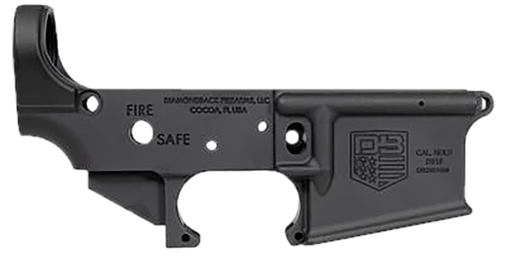 DIAMONDBACK DB2210R001 DB15 LOWER RECEIVER MULTI 7075-T6 ALUMINUM BLACK