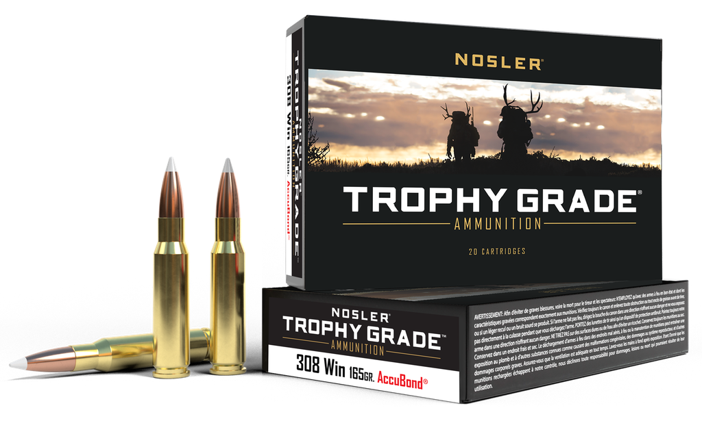 NOSLER 60049 TROPHY GRADE 308WIN 165GR NOSLER ACCUBOND 20 PER 