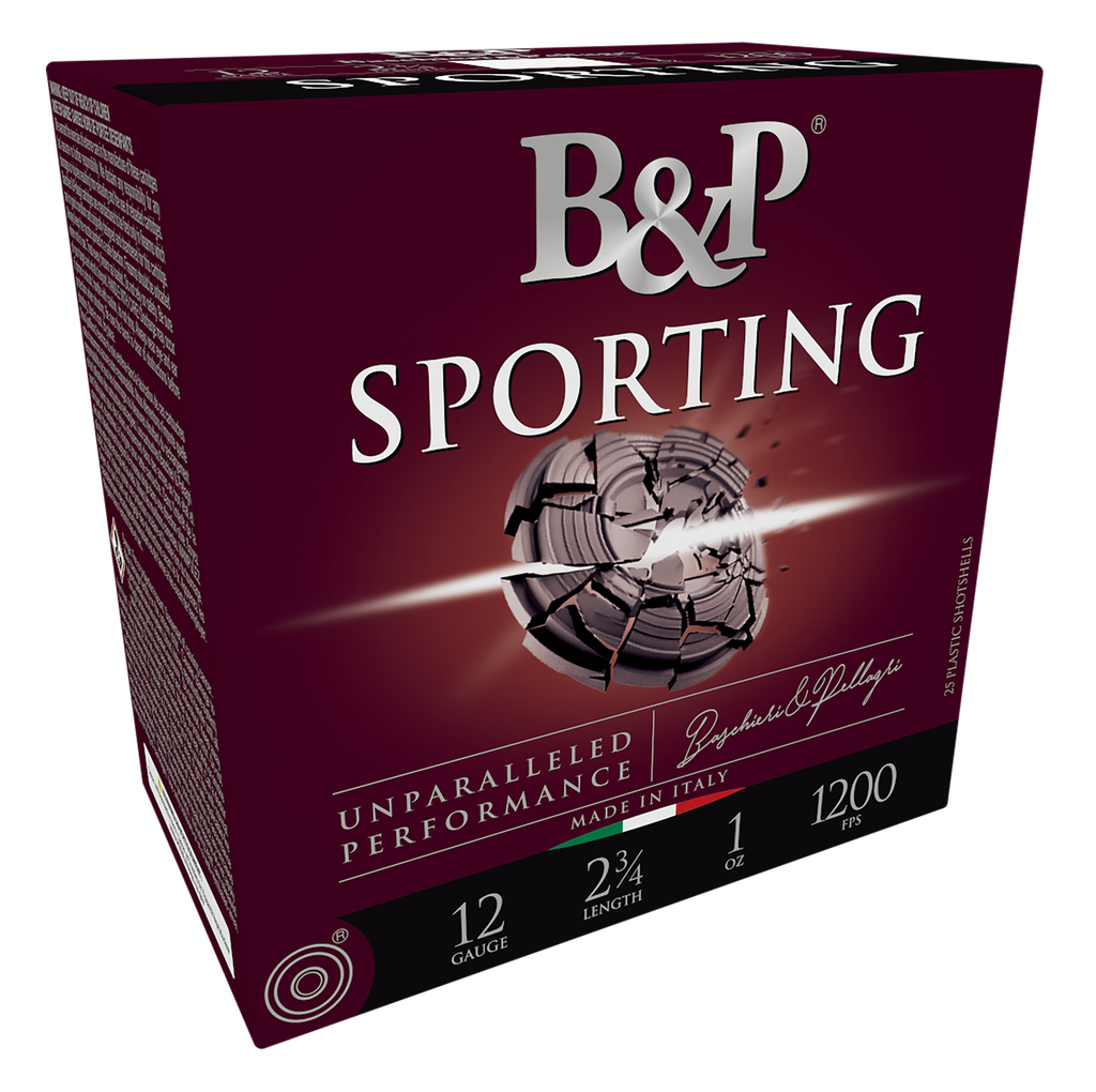 B&P 12B1SCL7 SPORTING CLAY  12 GAUGE 2.75" 1OZ 7.5 SHOT 25 PER BOX