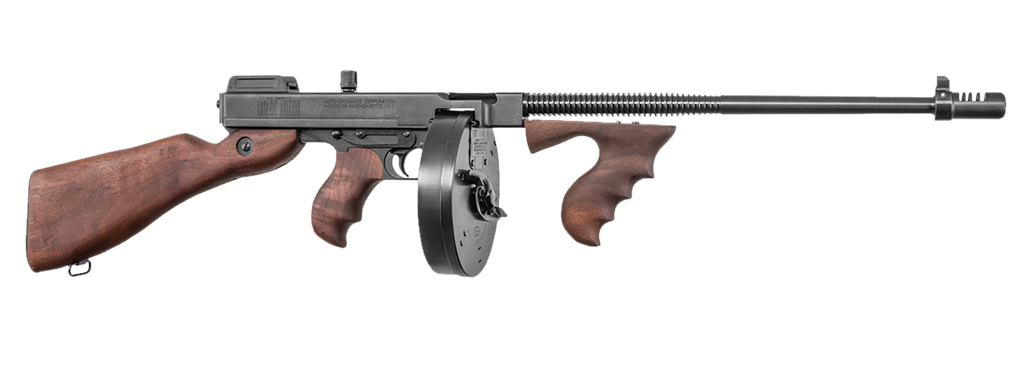 AUTO ORDNANCE THOMPSON T150D 1927A-1 DELUXE 45 ACP 16.50" BBL 20 RND (STICK) 50 RND (DRUM)