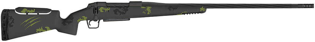 FIERCE FIREARMS FRXP7PRC24BF TWISTED RIVAL XP FULL SIZE 7MM PRC 3+1 24" BLACK CERAKOTE FLUTED THREADED BARREL, BLACK CERAKOTE 