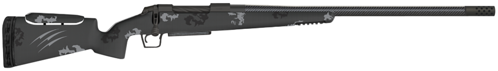 FIERCE FIREARMS FCRXP300PRC24TP CARBON RIVAL XP 300 PRC 3+1 24" CARBON FIBER MATCH GRADE THREADED BARREL, TUNGSTEN GRAY