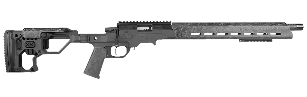 CHRISTENSEN ARMS 8011202000 MPR 22 LR 10+1 16" CARBON FIBER MATCH GRADE THREADED BARREL, BLACK NITRIDE PICATINNY RAIL RECEIVER, M-LOK HANDGUARDS