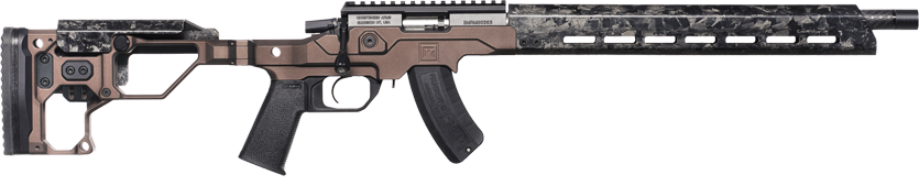 CHRISTENSEN ARMS 8011202301 MPR 22 LR 10+1 18" BLACK MATCH GRADE THREADED BARREL, BLACK NITRIDE PICATINNY RAIL RECEIVER, CARBON FIBER M-LOK