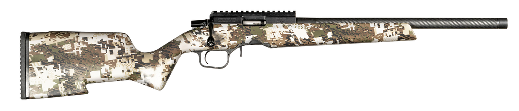 CHRISTENSEN ARMS 8011200700 RANGER 22 LR 10+1 CAPACITY, 18" CARBON FIBER/THREADED BARREL, BLACK ANODIZED FINISH, SITKA SUBALPINE CAMO STOCK