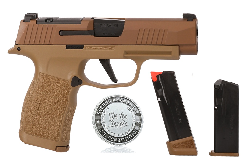 SIG SAUER 365XL-9-CXR3P-2A P365XL 2A 9MM COYOTE 3.7 XRY O.R.