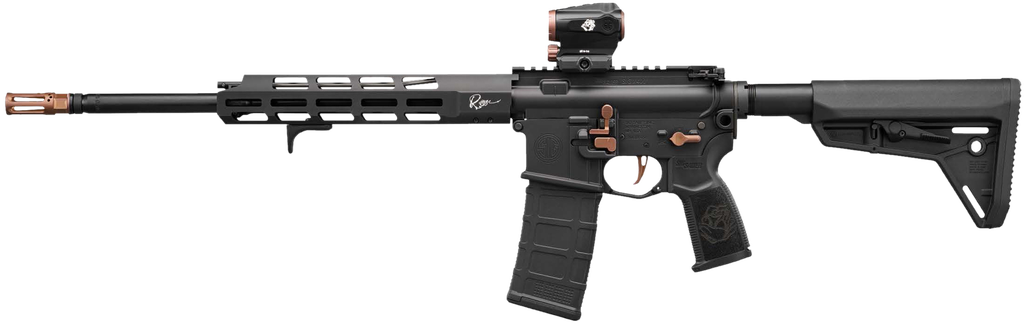 SIG SAUER RM400-16B-ROSE-R5X2 M400 ROSE KIT 5.56 NATO 30+1 16" THREADED BARREL, BLACK ANODIZED W/ROSE GOLD CONTROLS