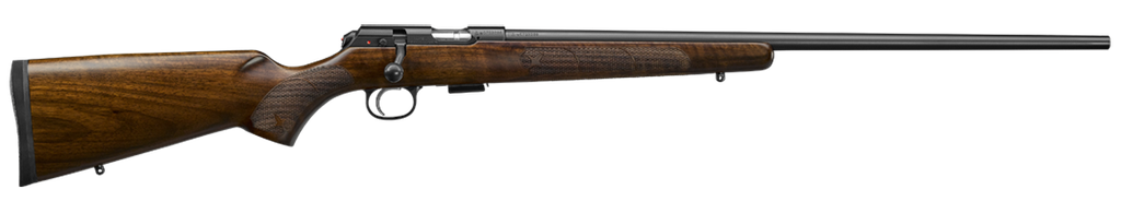 CZ 02310 457 AMERICAN 22 LR 24" BLACK NITRIDE STEEL RECEIVER TURKISH WALNUT