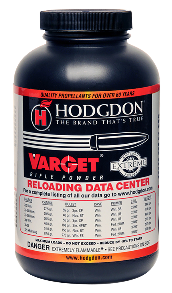 HODGDON VAR1 VARGET RIFLE POWDER MULTI-CALIBER 1 LB