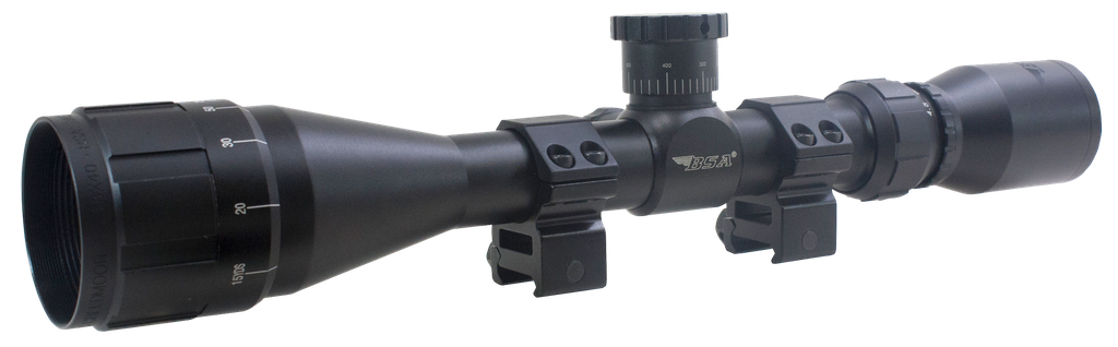 BSA 17-312X40AO SWEET 17 BLACK MATTE 3-12X 40MM AO 1" TUBE 30/30 DUPLEX RETICLE