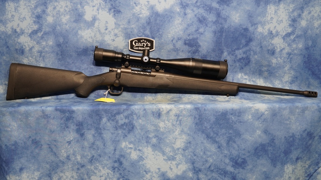USED MOSSBERG PATRIOT 308 WIN WITH BARSKA SCOPE