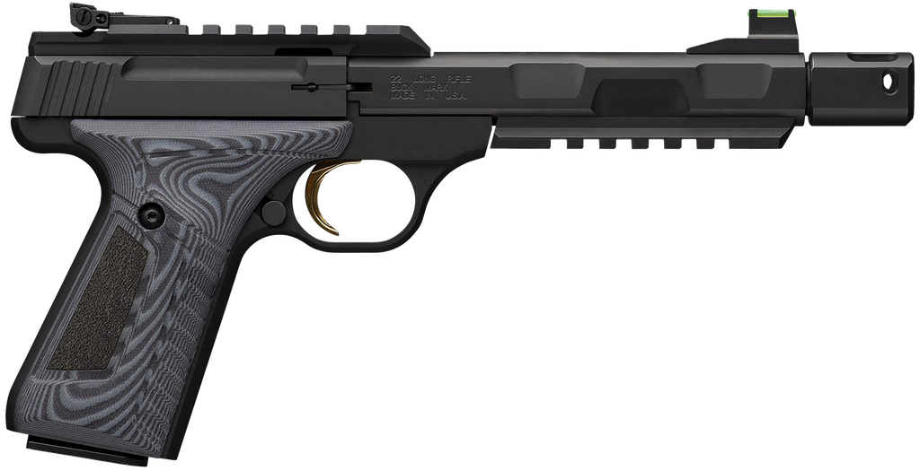 BROWNING 051598490 BUCK MARK CONTOUR PRO 22 LR 10+1 4.40" THREADED W/COMPENSATOR 