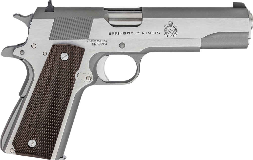 SPRINGFIELD ARMORY PBD9151L 1911 MIL-SPEC  STAINLESS 45 ACP 7+1 5" BBL