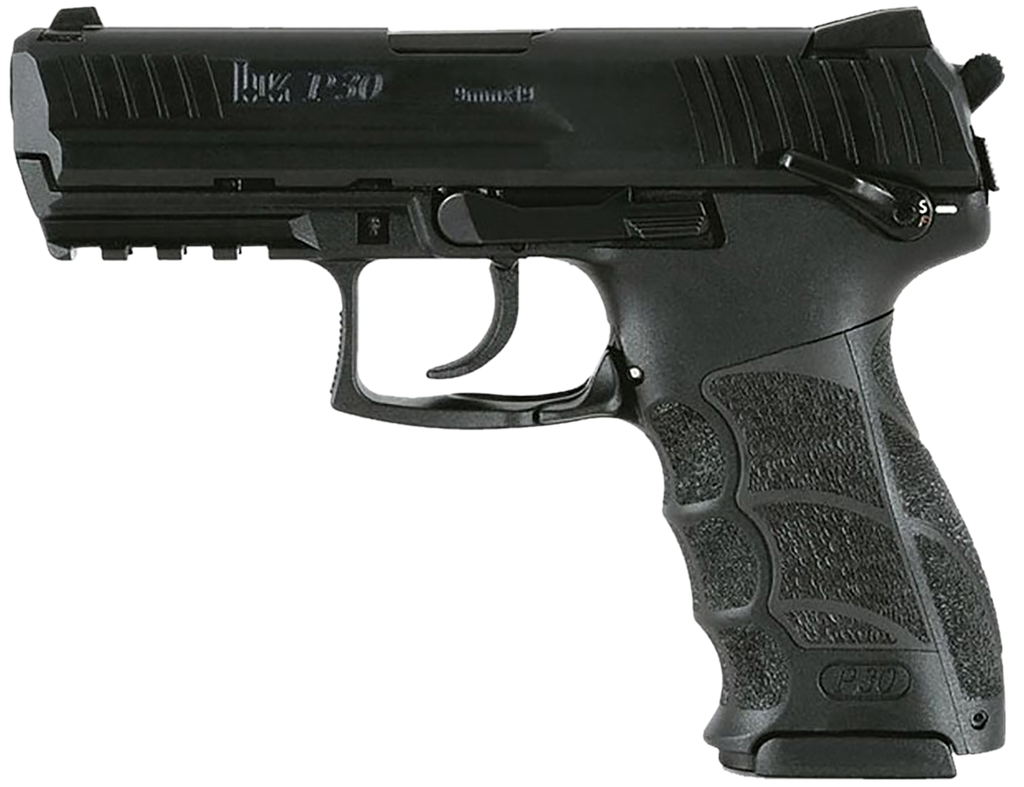 HECKLER & KOCH 81001103 P30 V3 9MM 15+1 3.85" BBL REAR DECOCK 