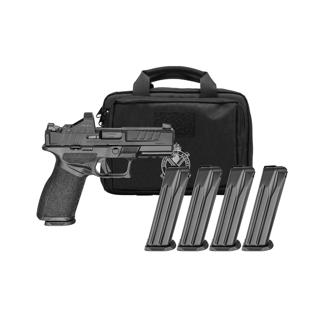 SPRINGFIELD ARMORY EC9409BFC-PAC ECHELON 4.0FC 9MM VIRIDIAN RFX11 RED DOT, 4 MAGAZINES, (3)-17 ROUND AND (1)-20 ROUND