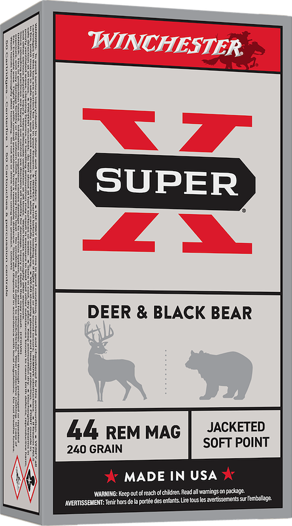 WINCHESTER Q4240 USA 44 REM MAG 240 GRAIN JACKETED SOFT POINT 50 RNDS
