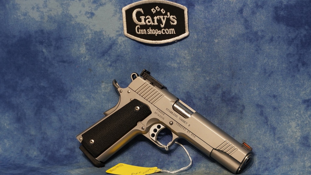 USED KIMBER STAINLESS TARGET II 9MM 5" BBL ADJUSTABLE SIGHT