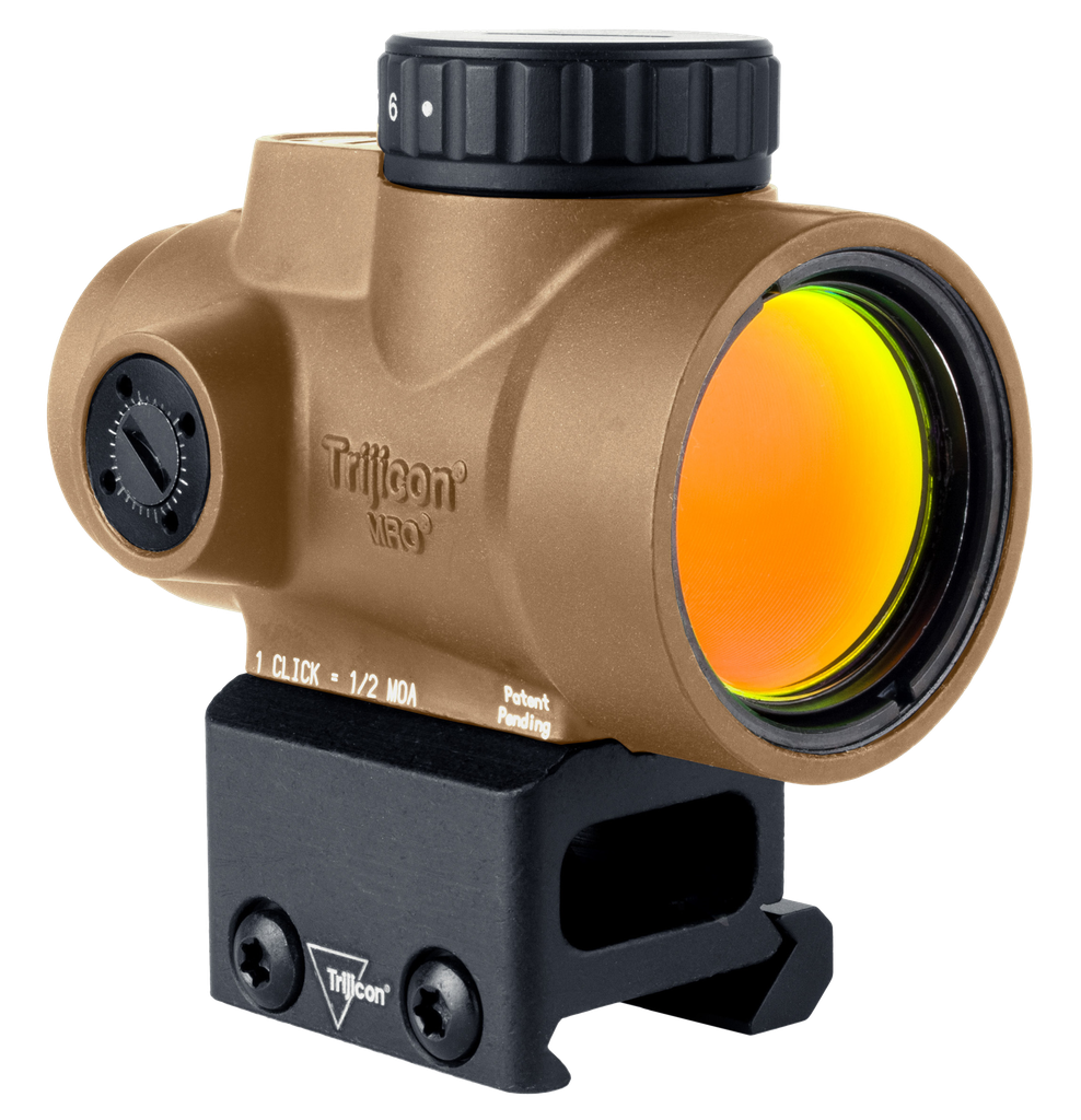 TRIJICON 2200348 MRO SD 2 MOA GREEN DOT W/ CO-WITNESS PIC RAIL ADAPT. COYOTE